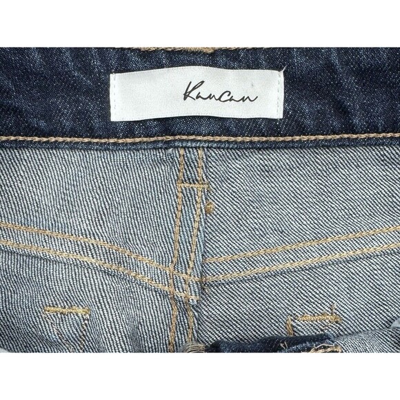 KanCan Jeans Juniors 3/25 Boyfriend Fit Distressed Blue Denim Measures 29 x 28 - Picture 3 of 11